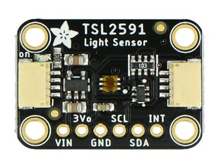 TSL2591, laajan dynaamisen alueen digitaalinen valoanturi, STEMMA QT / Qwiic, Adafruit 01980 hinta ja tiedot | Liiketunnistimet, anturit ja sensorit | hobbyhall.fi