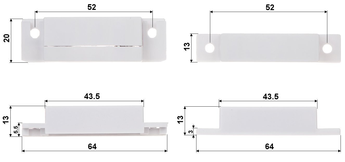 Magneettinen kosketin KN-CA31, sivu hinta ja tiedot | Liiketunnistimet, anturit ja sensorit | hobbyhall.fi