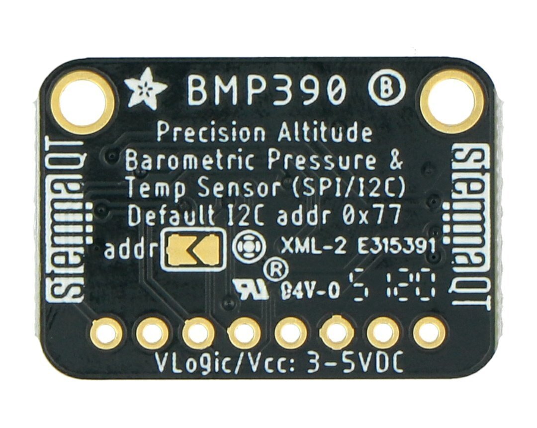 Paine- ja lämpötila-anturi BMP390L Stemima QT/Qwiic, Adafruit 4816 hinta ja tiedot | Liiketunnistimet, anturit ja sensorit | hobbyhall.fi