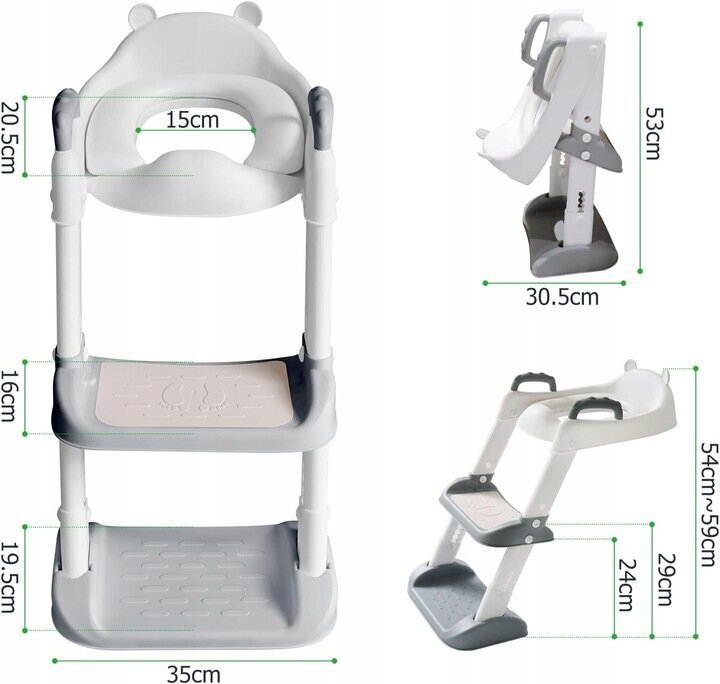 Lasten wc-istuin askelmilla hinta ja tiedot | Potat | hobbyhall.fi