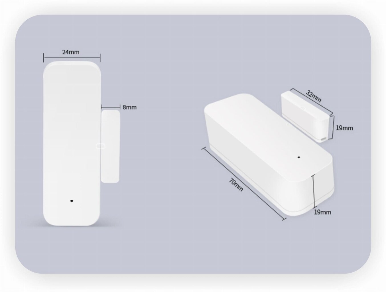 Oven avausanturi Tuya Zigbee hinta ja tiedot | Liiketunnistimet, anturit ja sensorit | hobbyhall.fi