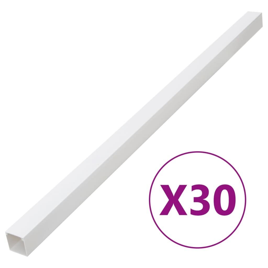 Johtokanava 40x25 mm 30 m PVC hinta ja tiedot | Kaapelit ja adapterit | hobbyhall.fi