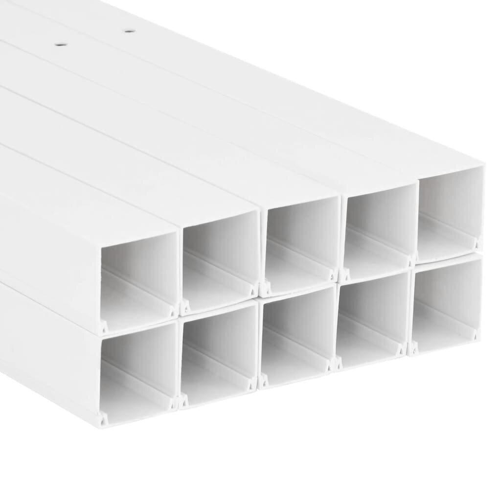 Johtokanava 60x40 mm 10 m PVC hinta ja tiedot | Kaapelit ja adapterit | hobbyhall.fi