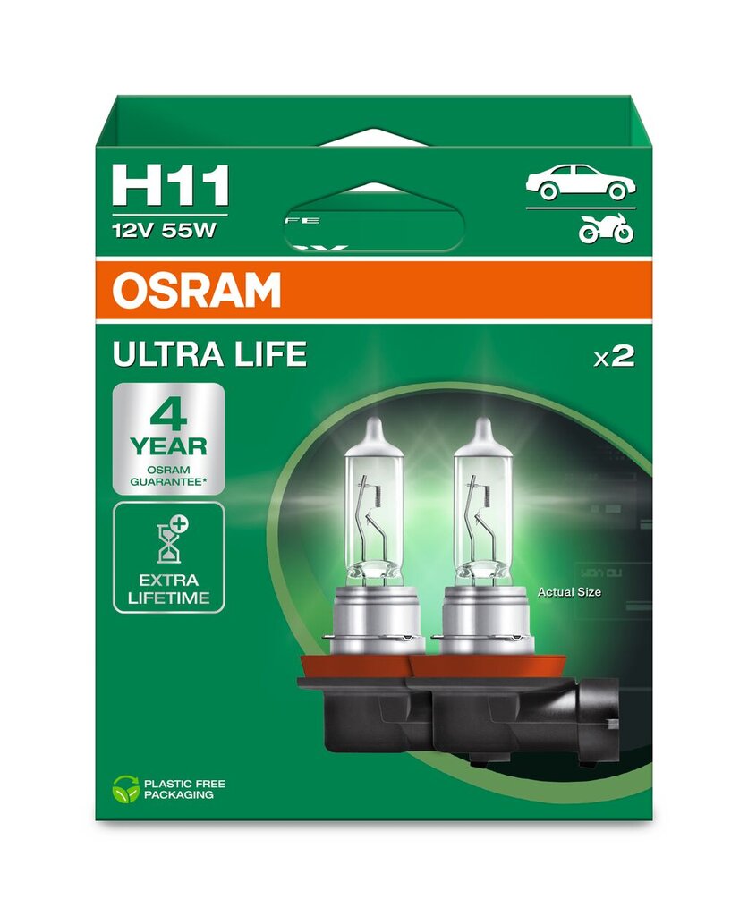 Polttimo Osram 64211ULT-HCB 55W hinta ja tiedot | Polttimot | hobbyhall.fi