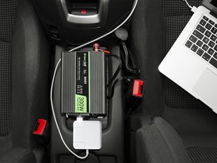 Green Cell Power Invertteri 24 V - 230 V 500 W/1000 W modifioitu siniaalto hinta ja tiedot | Muuntimet ja invertterit | hobbyhall.fi