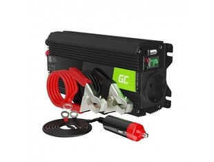 Green Cell Power Inverter Pro 12 V - 230 V 500 W/1000 W modifioitu siniaalto hinta ja tiedot | Muuntimet ja invertterit | hobbyhall.fi