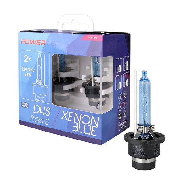 Auton ksenonpolttimo M-Tech Powertec Xenon Blue D4S DUO