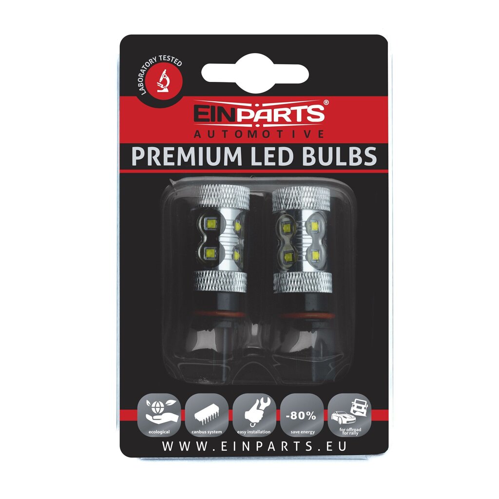 Auton LED-lamppu EinParts Festoon P13W hinta ja tiedot | Polttimot | hobbyhall.fi