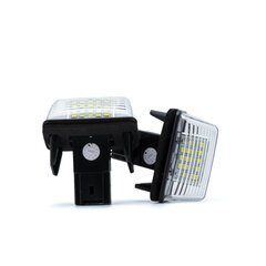 Led rekisterikilven valo 6000K Citroen Peugeot Toyota hinta ja tiedot | Polttimot | hobbyhall.fi