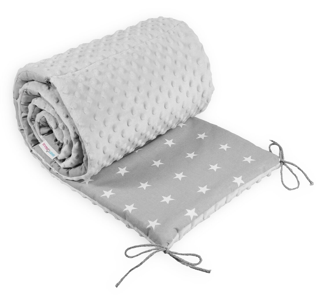 Pehmeä sängynpäällinen Babymam 180x30, harmaa hinta ja tiedot | Lasten turvallisuus | hobbyhall.fi