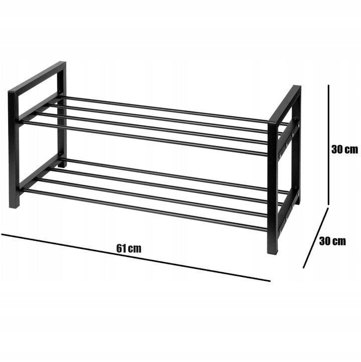 Kenkähylly 61 x 30 x 30 cm hinta ja tiedot | Kenkäkaapit ja -hyllyt | hobbyhall.fi