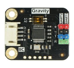 Muunnin DFRobot DFR0627 Gravity I2C 2x UART hinta ja tiedot | Turvajärjestelmien ohjaimet | hobbyhall.fi