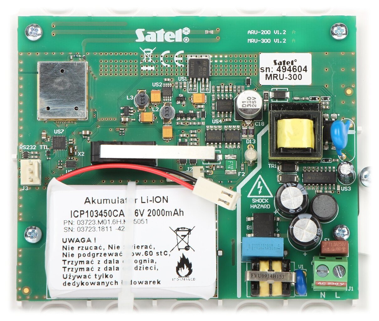 Radiosignaalilähetin Satel MRU-300 hinta ja tiedot | Turvajärjestelmien ohjaimet | hobbyhall.fi