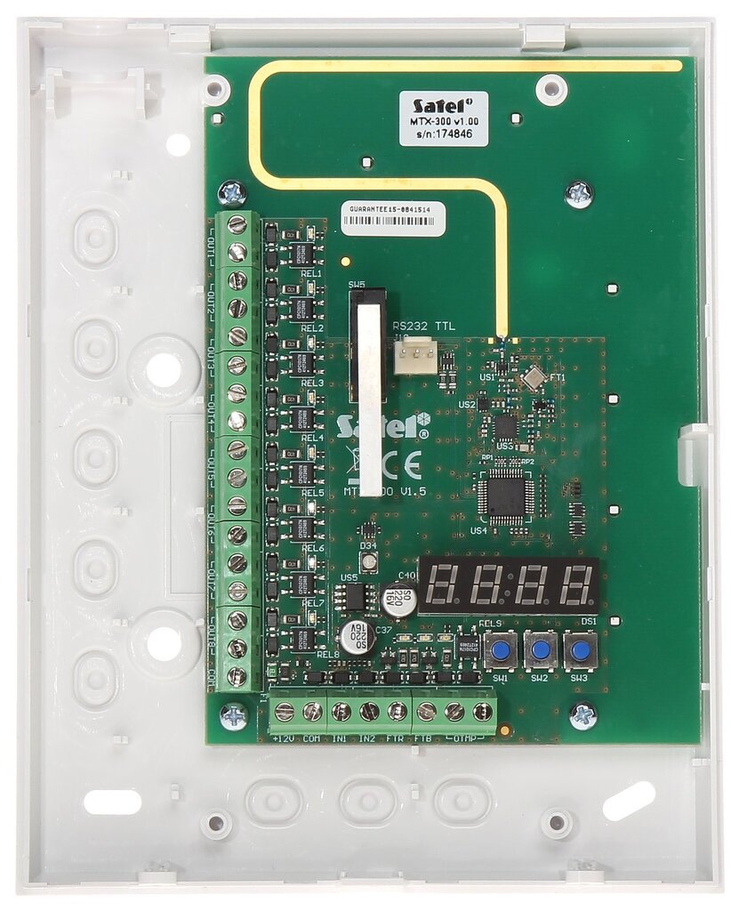 LANGATON JÄRJESTELMÄOHJAIN MTX-300 SATEL hinta ja tiedot | Turvajärjestelmien ohjaimet | hobbyhall.fi