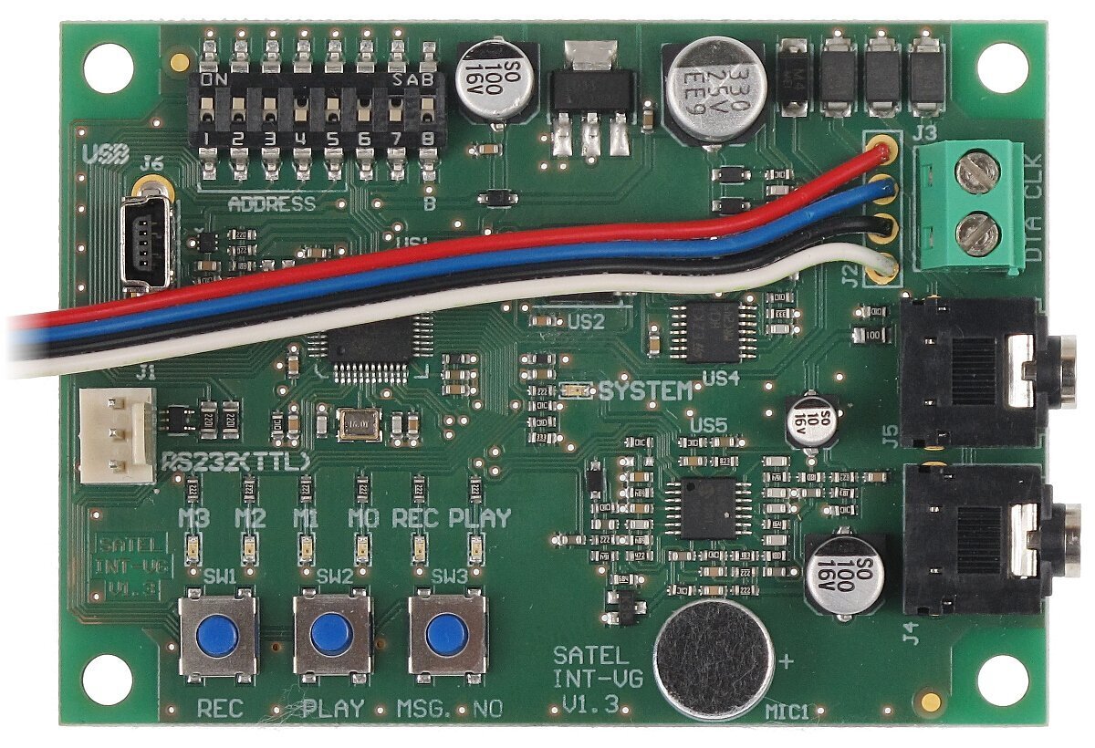 ÄÄNIMODUULI INT-VG SATEL hinta ja tiedot | Turvajärjestelmien ohjaimet | hobbyhall.fi