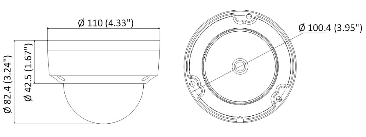 ANTI-VANDAL IP-KAMERA DS-2CD1153G0-I(2,8MM)(C) - 5 Mpx Hikvision hinta ja tiedot | Valvontakamerat | hobbyhall.fi