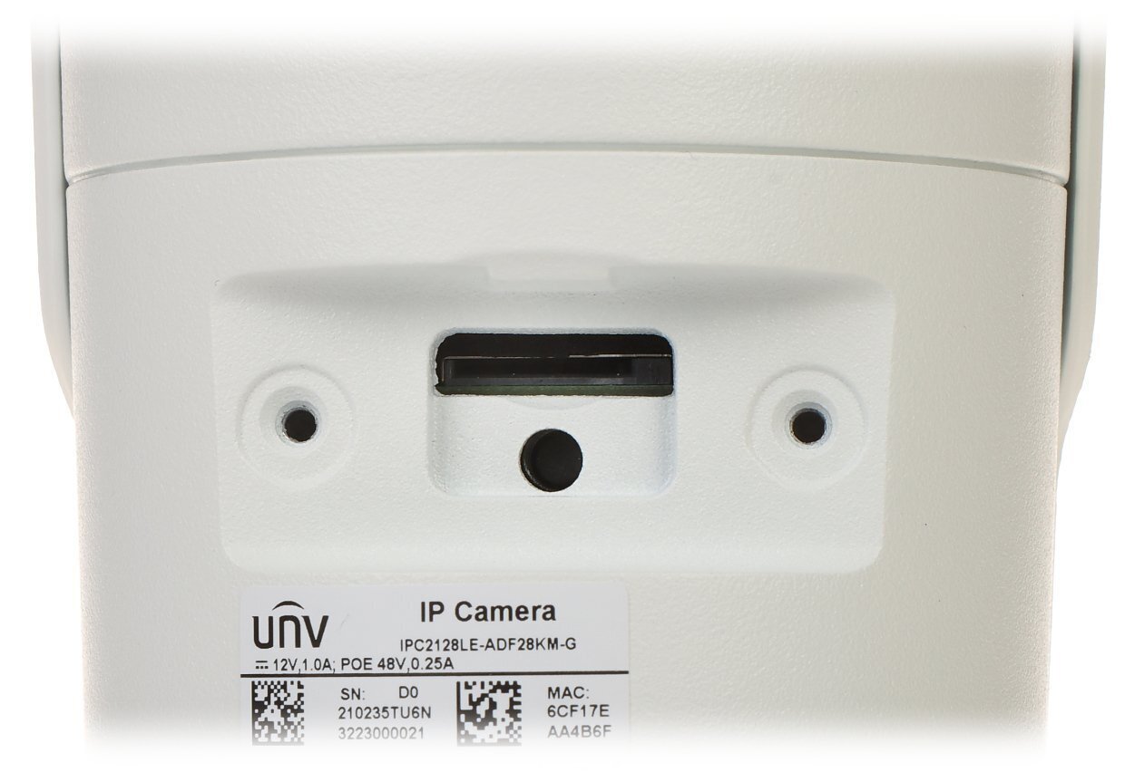 IP-kamera uniview IPC2124LE-ADF28KM-G, 4 Mpx, 2,8 mm, SD, mikrofoni hinta ja tiedot | Valvontakamerat | hobbyhall.fi