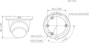 Verkkokamera dahua ip 5mp hdw2549tm-s-il 2,8mm hinta ja tiedot | Valvontakamerat | hobbyhall.fi