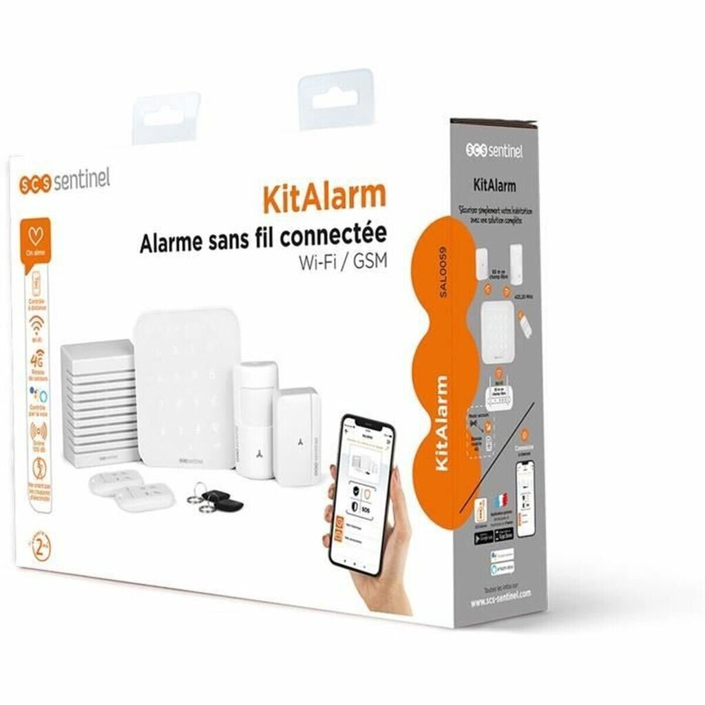 Turvajärjestelmä SCS SENTINEL KitAlarm Wi-Fi 4G 8 Parts hinta ja tiedot | Valvontakamerat | hobbyhall.fi