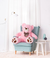 Nalle Harry 130 cm Pinkki hinta ja tiedot | Pehmolelut | hobbyhall.fi