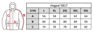 Miesten takki Jingpai 5817, musta hinta ja tiedot | Miesten ulkoilutakit | hobbyhall.fi