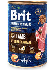 Brit Premium By Nature Sensitive Lamb lampaan kanssa, 15 kg + märkäruoka koirille lampaan kanssa, 6x400 g hinta ja tiedot | Koiran kuivaruoka | hobbyhall.fi