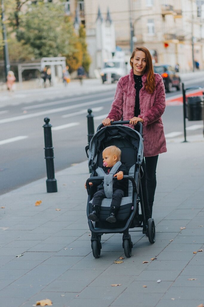 Lastenrattaat 4Baby Moody XXII, vihreä hinta ja tiedot | Vaunut ja rattaat | hobbyhall.fi