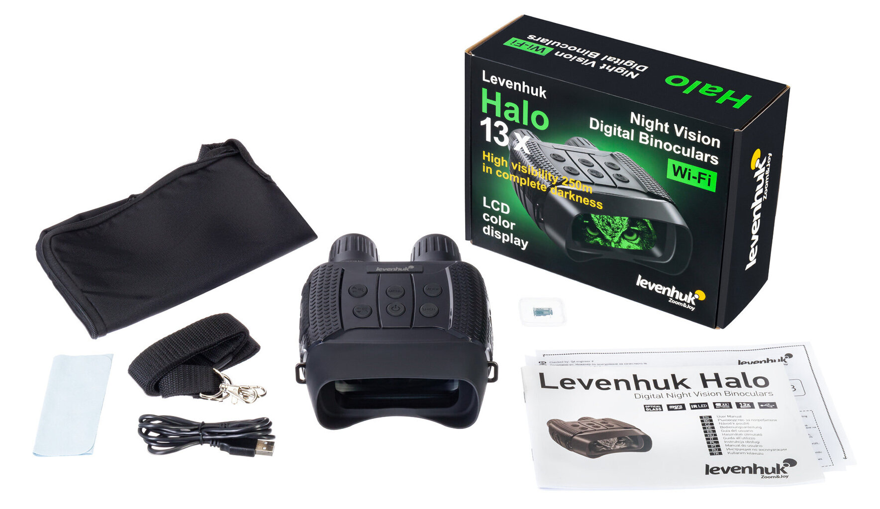 Digitaalinen pimeänäkökiikarit Levenhuk Halo 13x hinta ja tiedot | Kiikarit | hobbyhall.fi