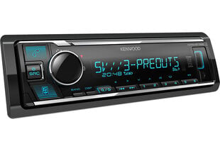 Kenwood, KMM-BT358 bluetooth, USB MP3/WMA-autostereo AUX-tulolla hinta ja tiedot | Autoradiot, multimedia | hobbyhall.fi