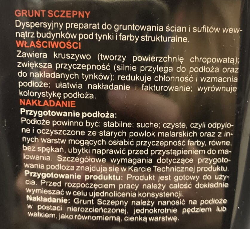 Liimapohjustusaine seinille ja katoille 1kg hinta ja tiedot | Maalaustarvikkeet | hobbyhall.fi