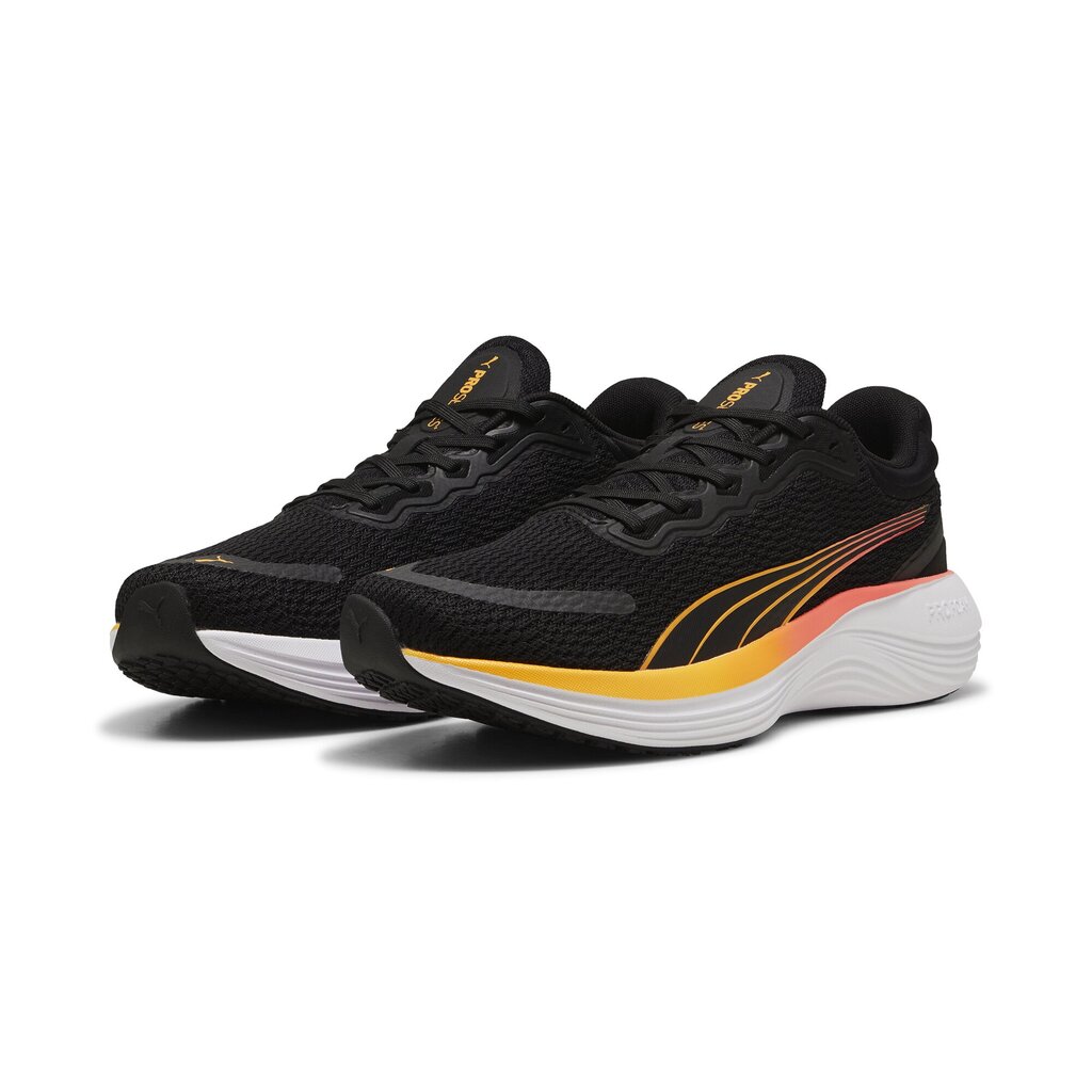 Puma Miesten Juoksukengät Scend Pro Black Orange 378776 26 378776 26/5 hinta ja tiedot | Miesten urheilu- ja vapaa-ajan kengät | hobbyhall.fi