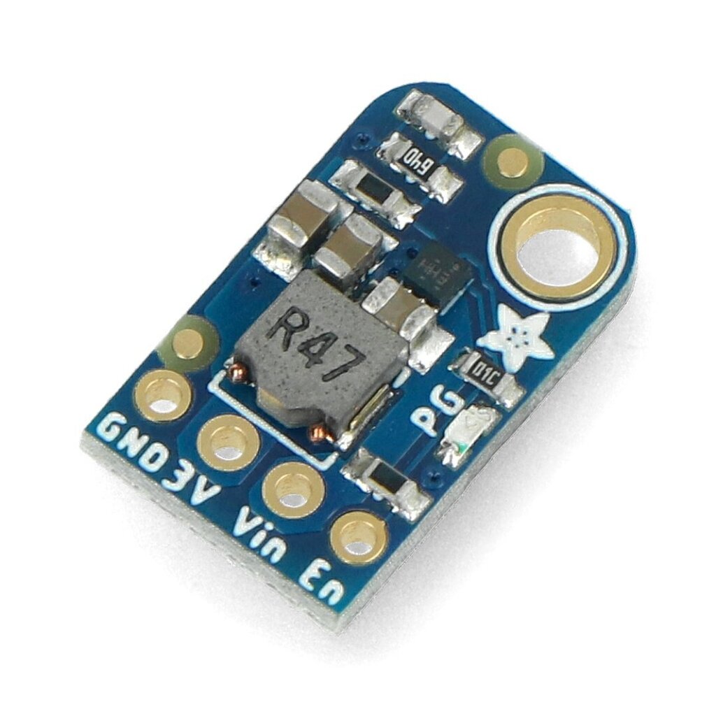 Jännitteenmuunnin 3-5,5 V 3,3 V 2A, TPS62827, Adafruit 4920 hinta ja tiedot | Muuntimet ja invertterit | hobbyhall.fi