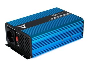 Jännitteenmuunnin AZO Digital 24 VDC / 230 VAC Muunnin SINUS IPS-1200S 1200W hinta ja tiedot | Muuntimet ja invertterit | hobbyhall.fi