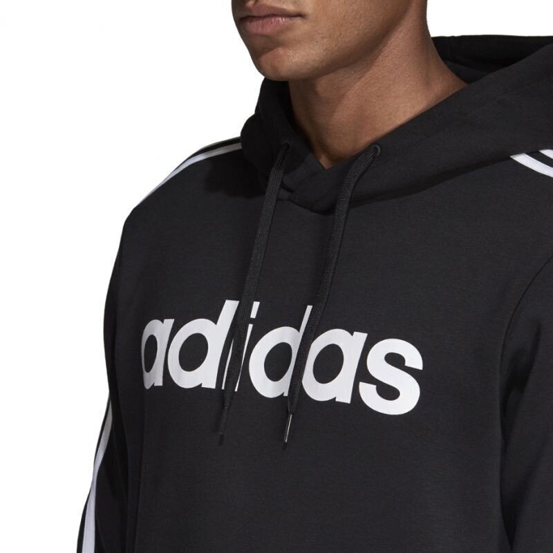 Adidas Essentials 3 Stripes-huppari, miesten, musta hinta ja tiedot | Miesten puserot ja hupparit | hobbyhall.fi