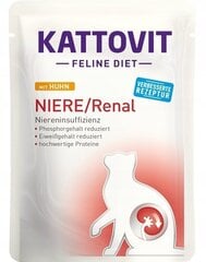 Kattovit Feline Diet Kidney/Renal, kanaa, 85 g hinta ja tiedot | Kissanruoka | hobbyhall.fi