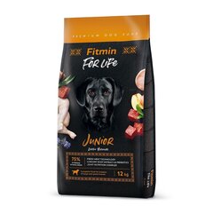 Fitmin Dog For Life Junior isokokoiset rodut, siipikarjaa, 12 kg hinta ja tiedot | Koiran kuivaruoka | hobbyhall.fi