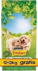 Purina Karma Friskies Junior 15 kg hinta ja tiedot | Koiran kuivaruoka | hobbyhall.fi