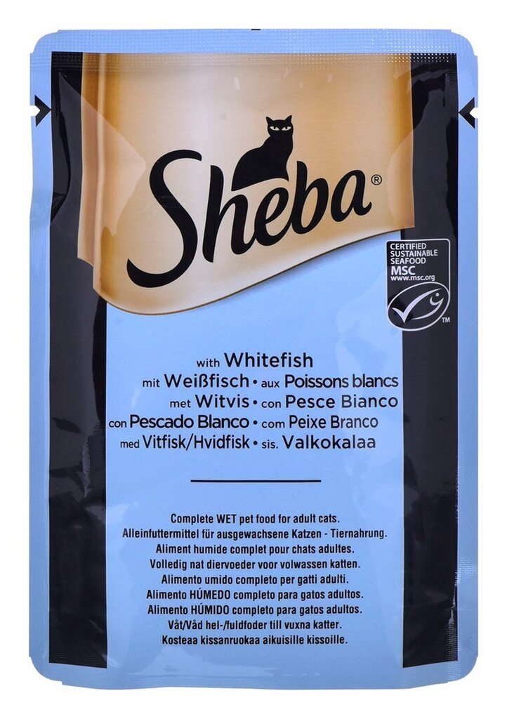 Sheba Delikatess, kalaa, 80x85 g hinta ja tiedot | Kissanruoka | hobbyhall.fi