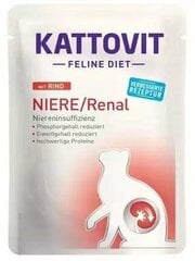 Kattovit Feline Diet Kidney/Renal naudanlihaa, 85 g hinta ja tiedot | Kissanruoka | hobbyhall.fi