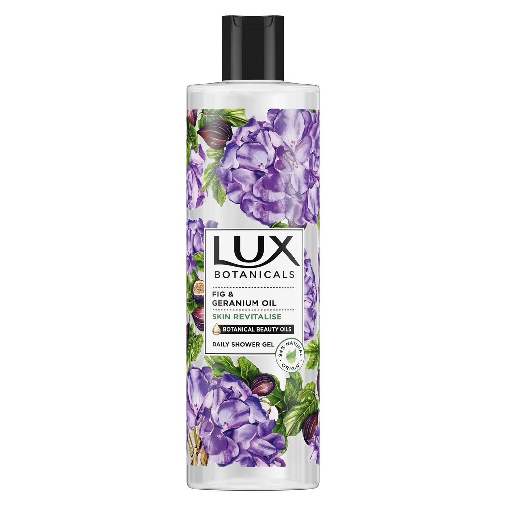 Lux Fig & Gerarium suihkugeeli 500ml, 6 paketin setti hinta ja tiedot | Suihkusaippuat ja suihkugeelit | hobbyhall.fi