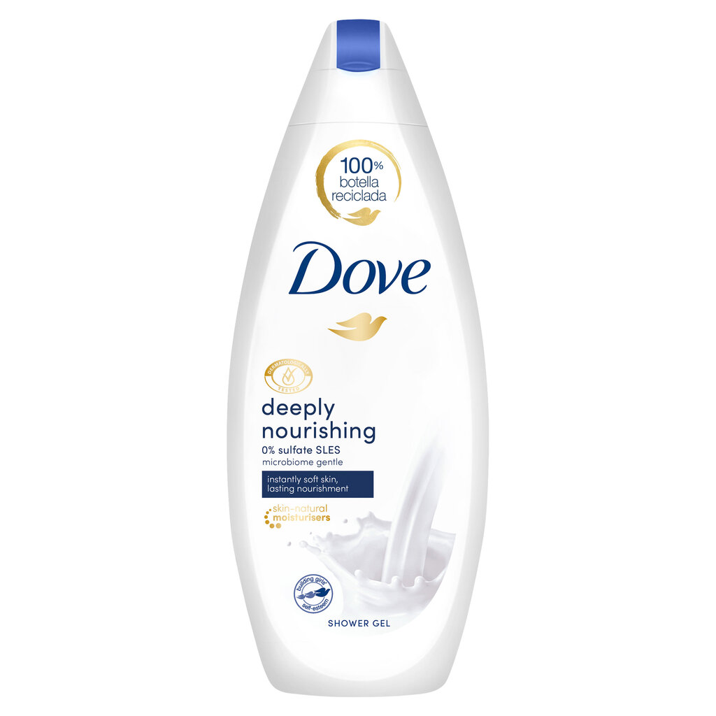 Dove Deeply Nourishing suihkugeeli, 250 ml, 6 pakkausta hinta ja tiedot | Suihkusaippuat ja suihkugeelit | hobbyhall.fi