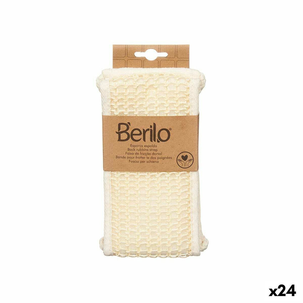 Sieni kahvoilla Berilo Body Sponge, 20 x 3 x 11 cm hinta ja tiedot | Suihkusaippuat ja suihkugeelit | hobbyhall.fi