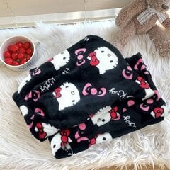 Naisten pehmeä flanelli pyjamahousut, Hello Kitty hinta ja tiedot | Yöasut ja pyjamat | hobbyhall.fi