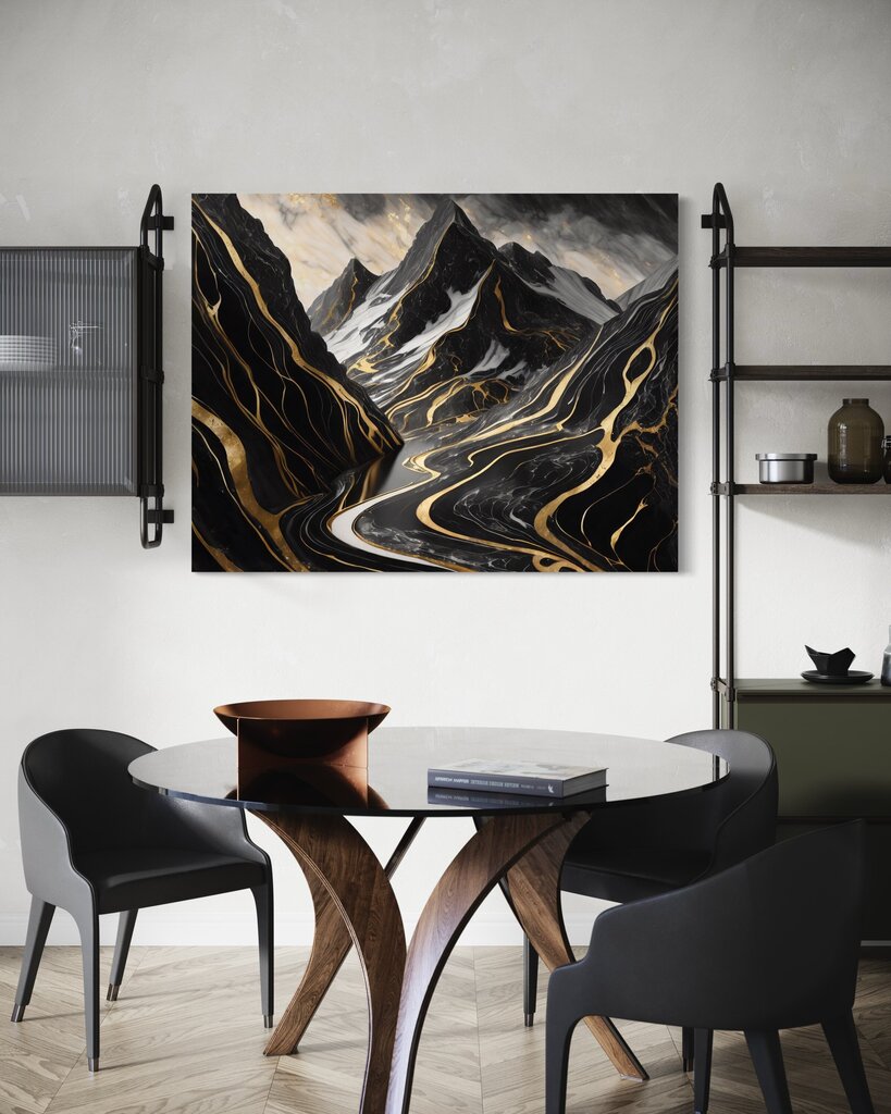 Kuva, Mountains Abstraction Glamour hinta ja tiedot | Taulut | hobbyhall.fi