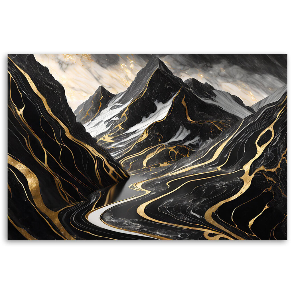 Kuva, Mountains Abstraction Glamour hinta ja tiedot | Taulut | hobbyhall.fi