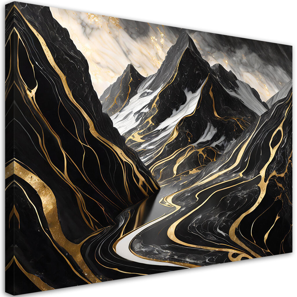 Kuva, Mountains Abstraction Glamour hinta ja tiedot | Taulut | hobbyhall.fi