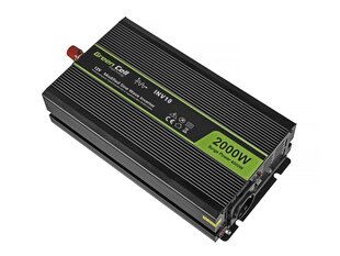 Green Cell Power Inverter 12V - 230V 2000W/4000W modifioitu siniaalto hinta ja tiedot | Lisätarvikkeet autoiluun | hobbyhall.fi