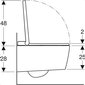 Älykäs ripustettu wc Geberit AcuaClean Sela Rimless TurboFlush bideetoiminnolla ja hitaasti laskevalla kannella 146.221.11.1 hinta ja tiedot | WC-istuimet | hobbyhall.fi