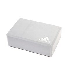 Joogalohko Adidas ADYG-20100FOAM, 22,8 x 15,2 x 7,6 cm, harmaa hinta ja tiedot | Joogatarvikkeet | hobbyhall.fi