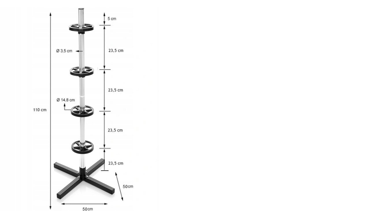 Rengas- ja vanteteline TA4127 hinta ja tiedot | Lisätarvikkeet autoiluun | hobbyhall.fi